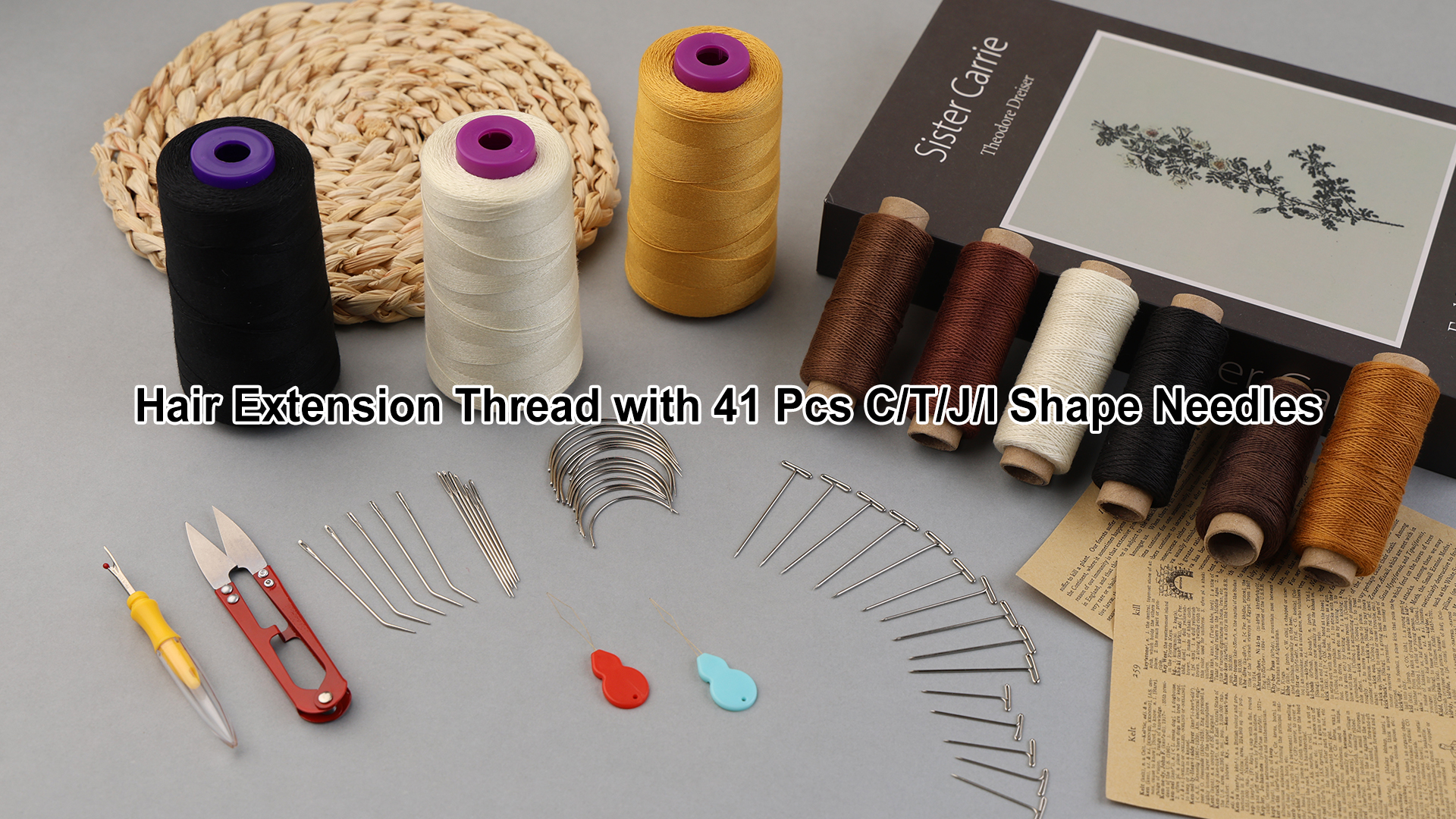 Hilo para Extensiones de Cabello 153 Yardas x6 miniatura 7