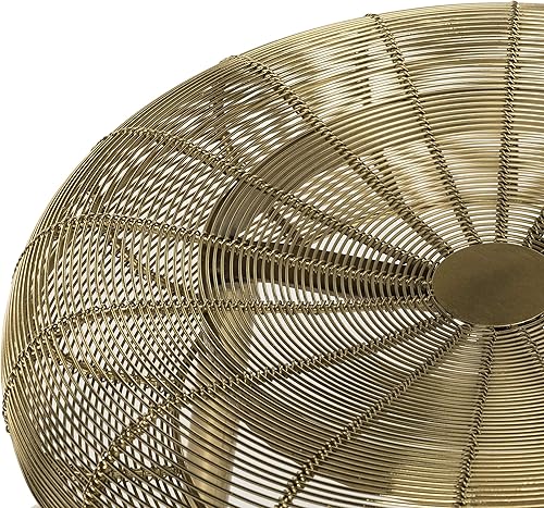 Miniatura 5 de Safavieh Home Collection - Taburete de bar tejido de alambre dorado de 30 pulgadas