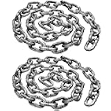 2 Packs Halloween Chains, 6 Feet Plastic Chains Props Fake Chain Link Prop for Costume Party Decoration, Dress-up Party, Halloween Cosplay Accessories