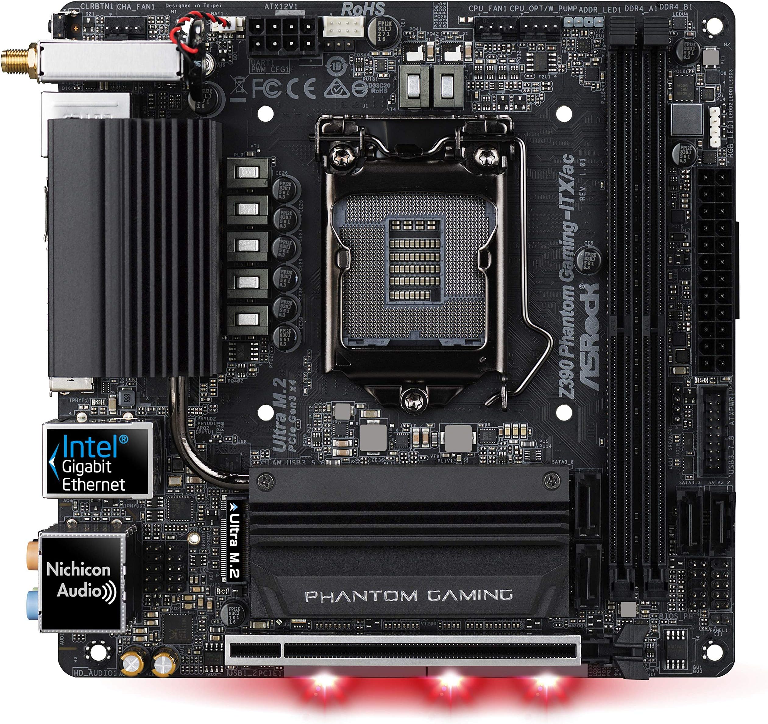 ASRock Motherboard (Z390 PHANTOM GAMING-ITX/AC)