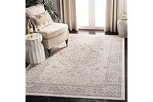 Safavieh Isabella Collection Area Rug - 5'3" x 7'6", Cream & Beige