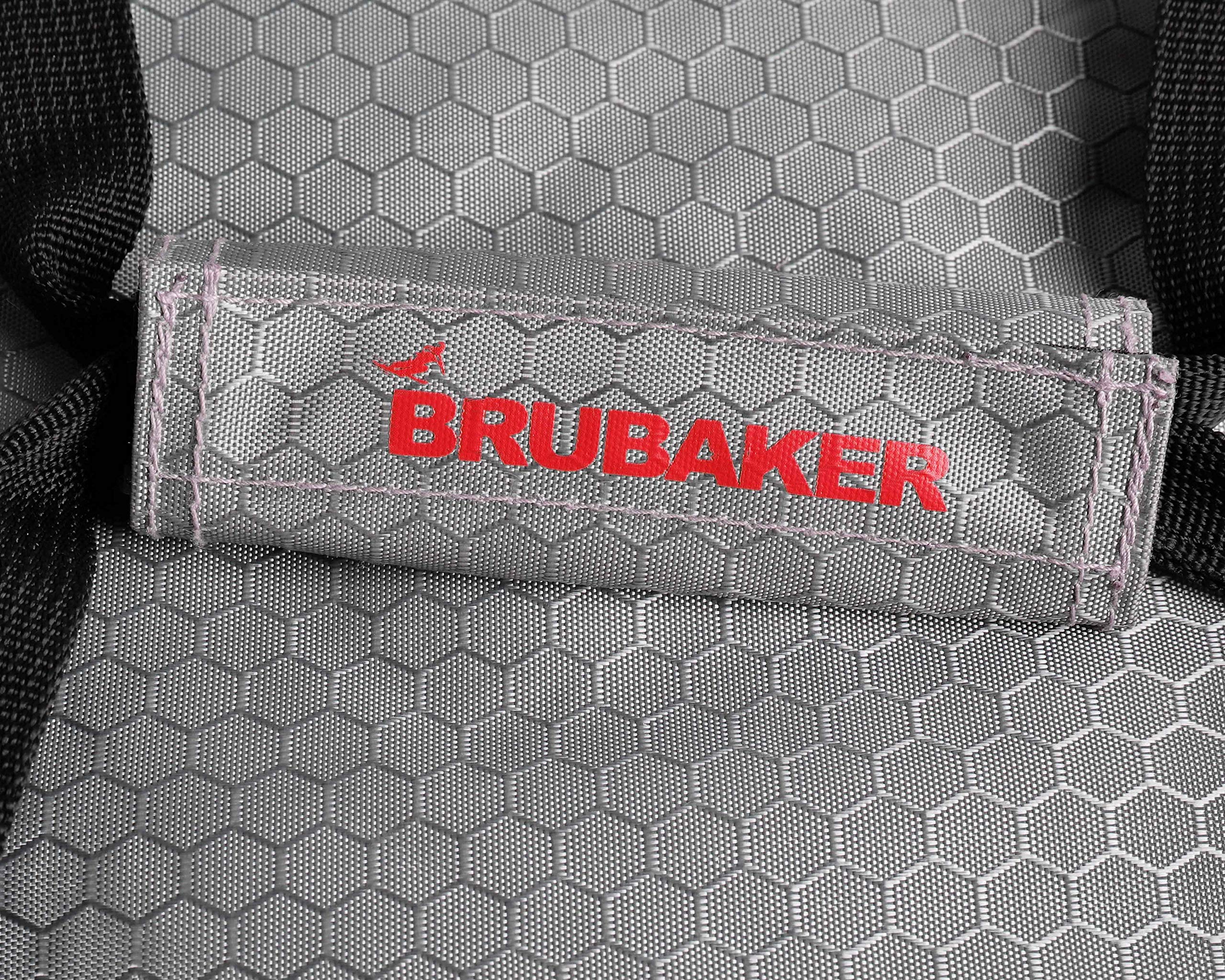 Brubaker SuperTec - Borsa Porta Scarponi da Sci Borsa da Casco con portascarpe - Rosso Argento