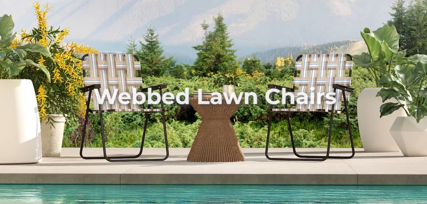 K様 FCRB LAWN CHAIR セット Durable Pink And White Aluminum Lightweight Stackable Folding Lawn