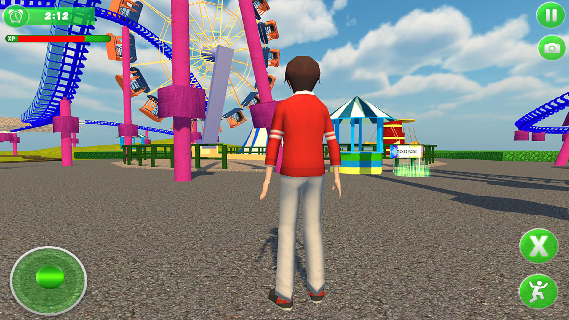 Let's Go to thrill theme park: Roller-Coaster, cycling, archery,Train ...