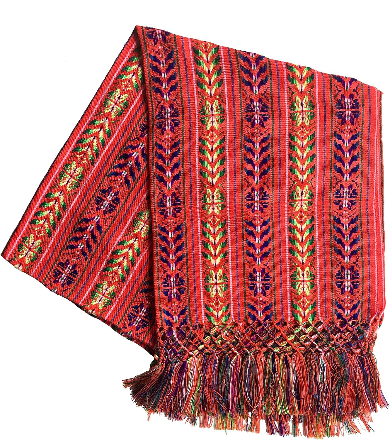 Mexican Handmade Colorful Rebozo Shawl
