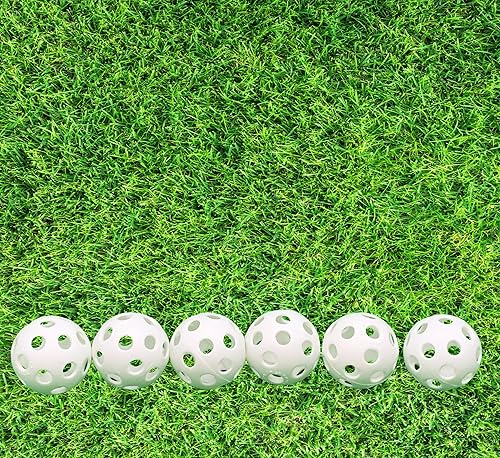 Markwort Pelotas de golf de práctica de plástico flexible de estilo tradicional de 5 pulgadas