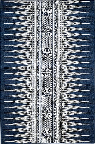 Miniatura 7 de Safavieh Evoke Collection EVK226 - Tapete bohemio, diseño vintage., Polipropileno, Marfil (Royalivory)