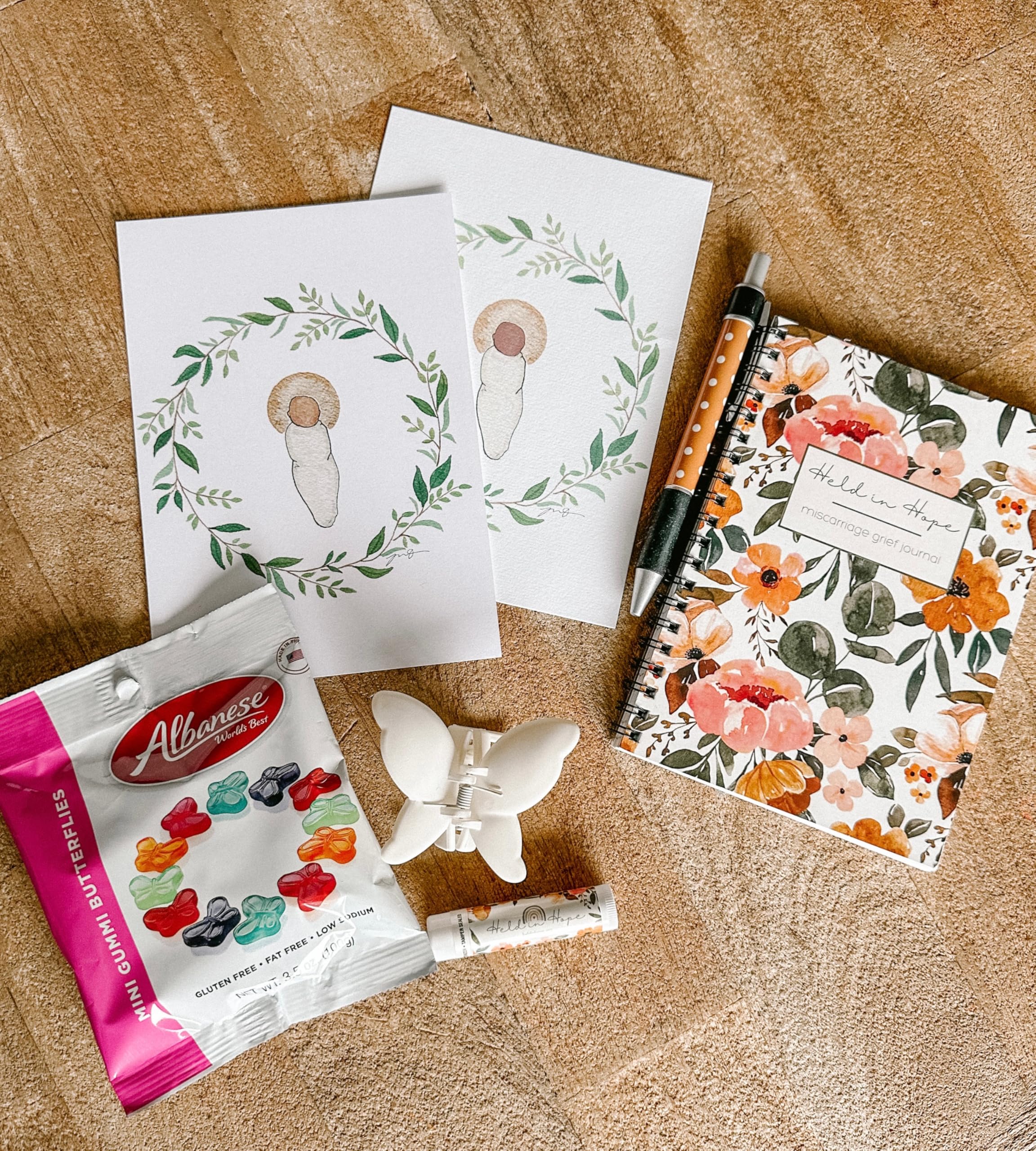 Miscarriage Kit-Kit with Supplies, Educational Materials, and Care Items for Women Experiencing First Trimester Pregnancy Loss (Dark Skin Tone)
