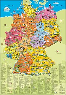 Erlebniskarte „Deutschland Politisch“