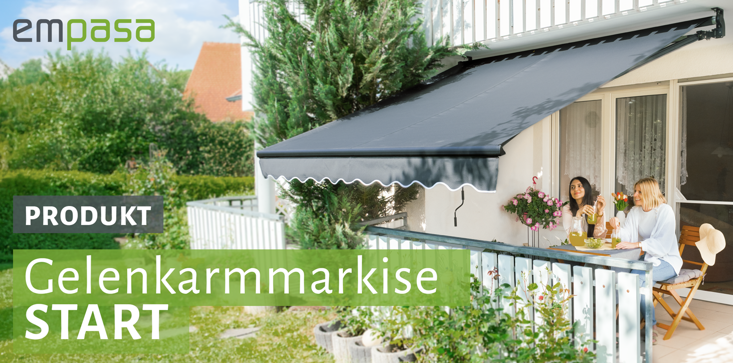 empasa manuelle Gelenkarmmarkise Markise Start
