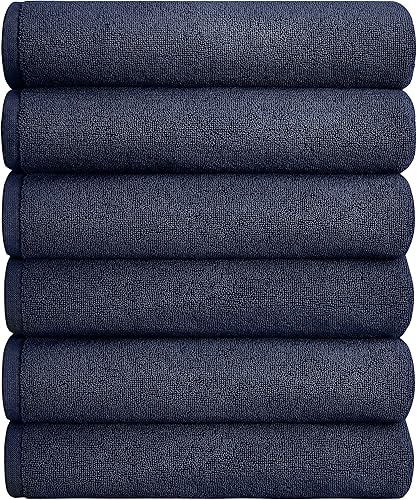 Pleasant Home - Juego de 4 toallas de baño, 28 x 55 pulgadas, 100% algodón, uso profesional de 500 GSM, para hoteles, hostelería, spas, salones,