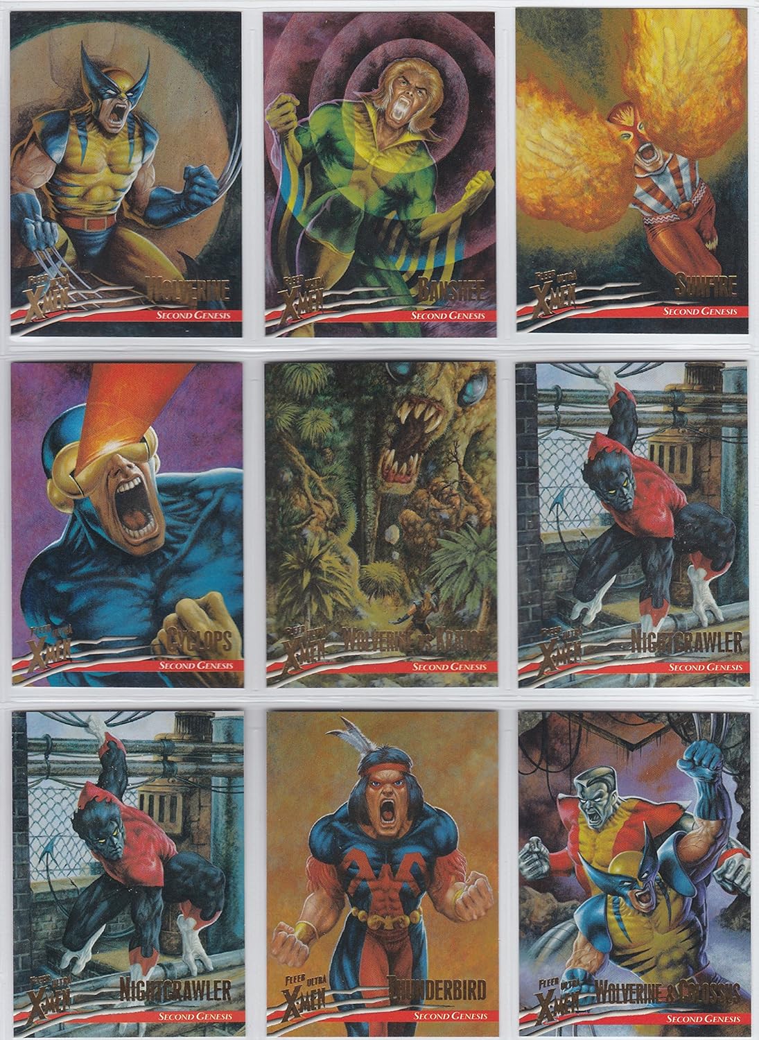 Authеntіс Crаzу Dеаlѕ 1996 Fleer Ultra X-Men: Wolverine Base Set of 100 Cards NM/M Marvel