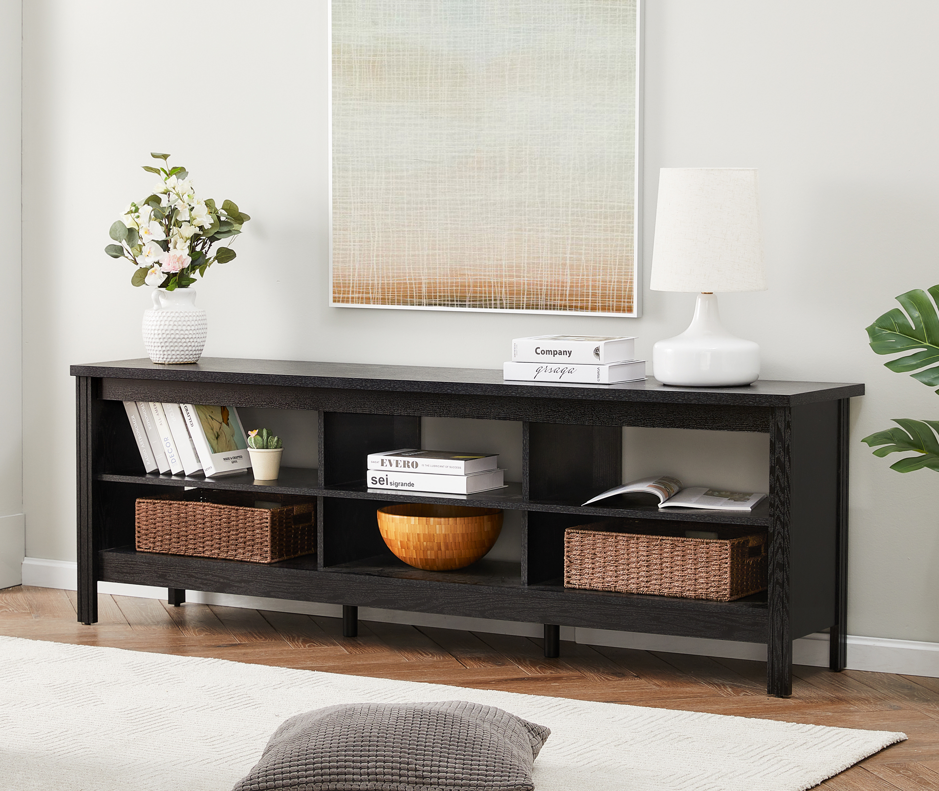 Amazon.com: WAMPAT 70 Inch TV Stand for 75 Inch TV, Classic TV