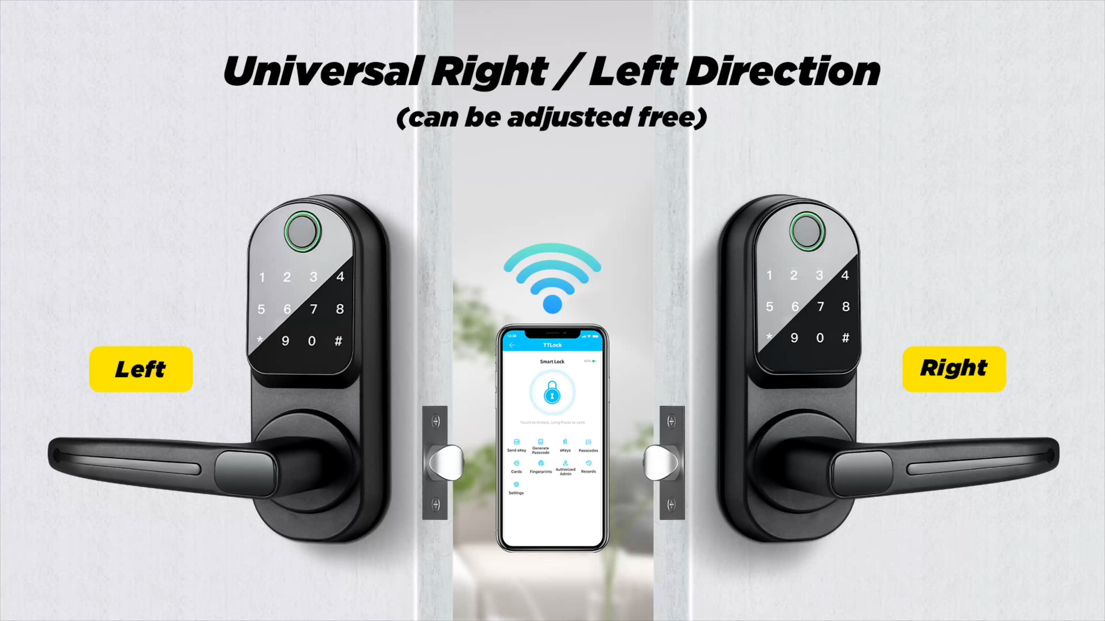 CATCHFACE Fingerprint Door Lock TTLock Smart Lock Biometric Door