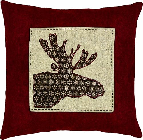 Dimensions Needlecrafts Apliques de tela de alce, 8 x 8 pulgadas