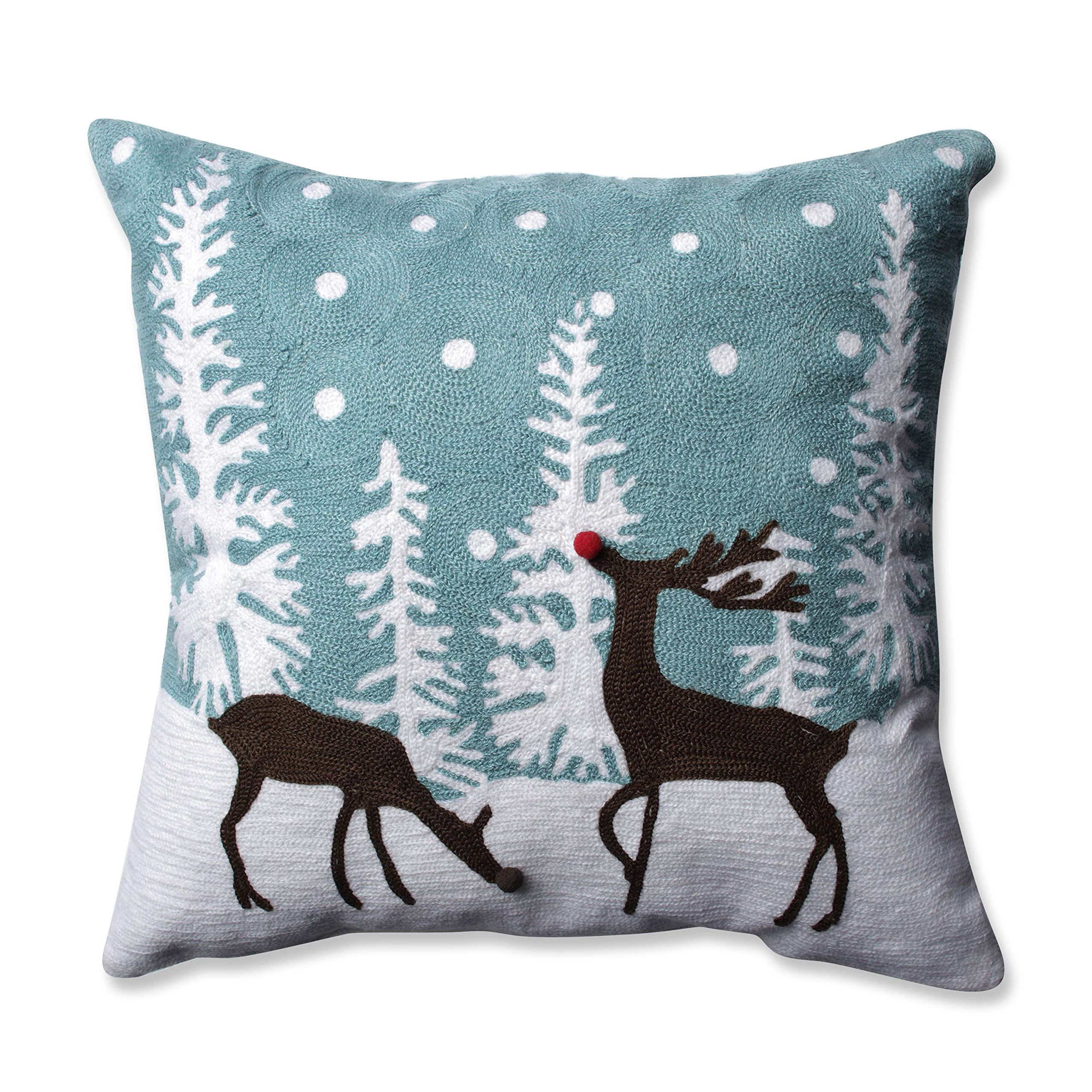 Pillow Perfect Rudolph Frost Throw Pillow, 16.5"