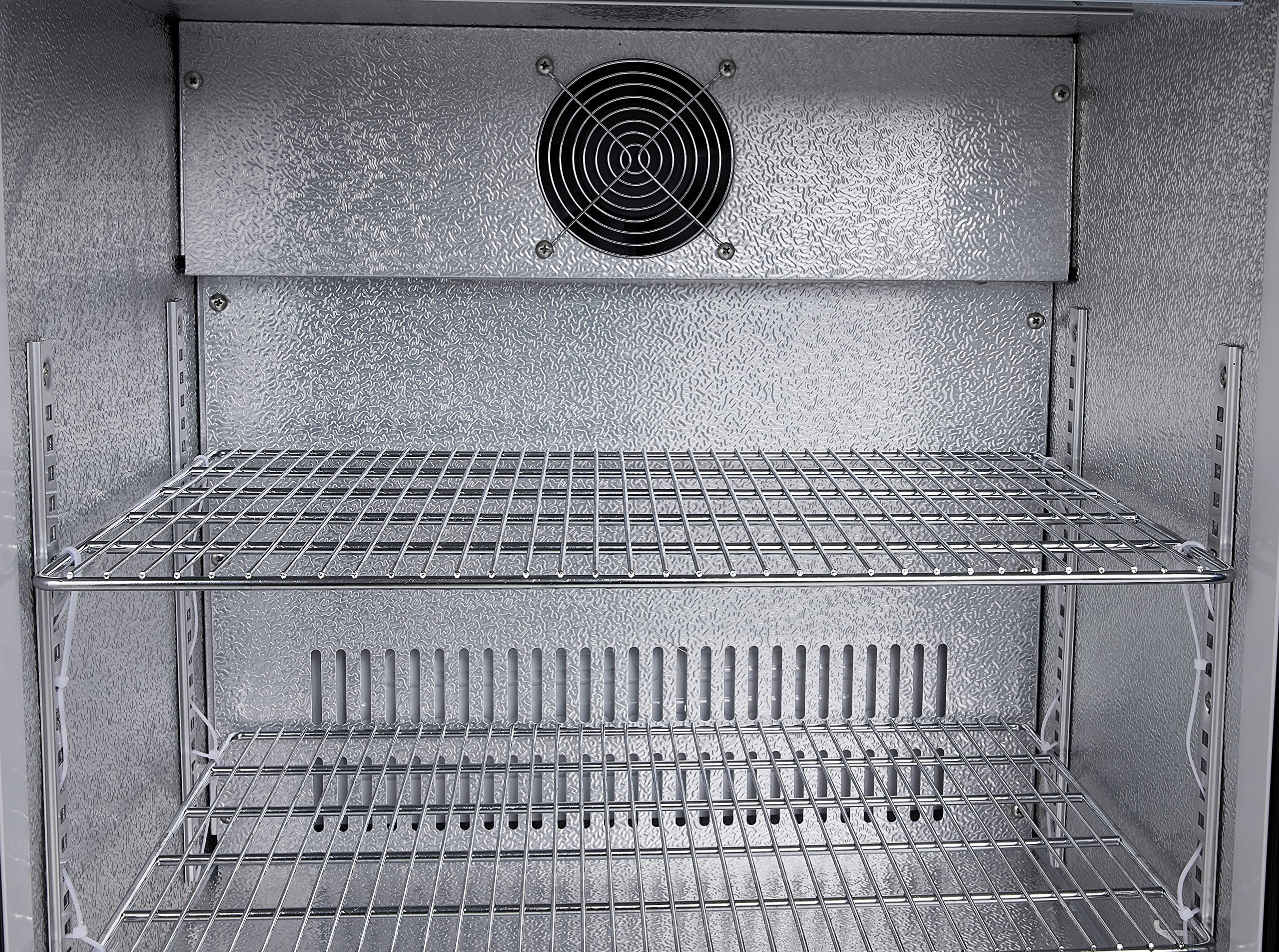 SARO BC 138 Frigorífico de bar, 128 l, 2 rejillas, puerta de cristal con cierre, control digital de temperatura, iluminación LED, 2-10 °C