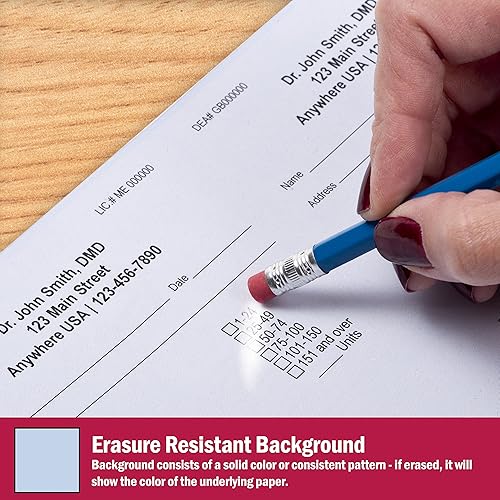 Miniatura 4 de DocuGard Papel de seguridad médica Premier para impresión de recetas y prevención de fraudes, aprobado por CMS, 10 características de seguridad,