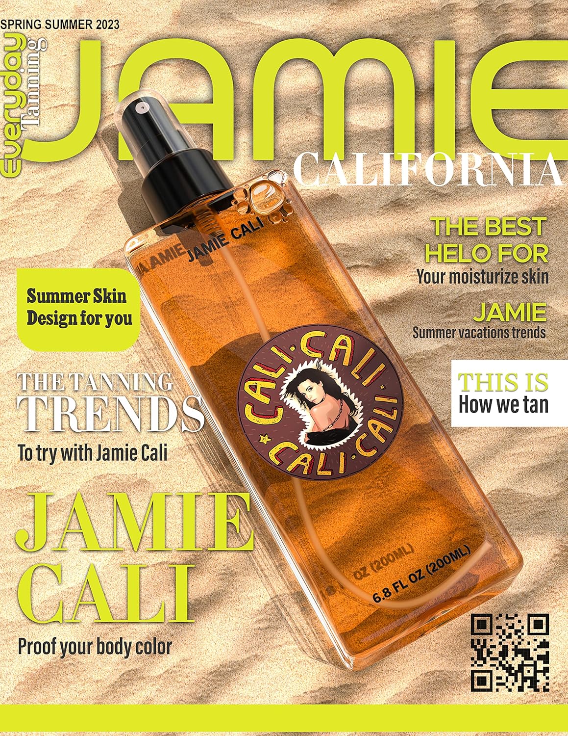Jamie Cali Ourdoor Tanning Oil