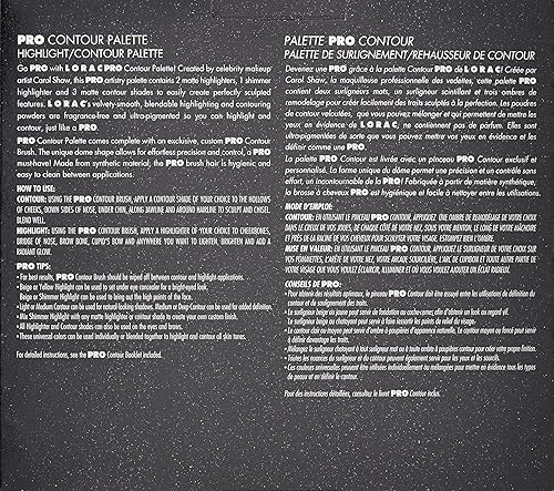 Miniatura 3 de LORAC PRO Paleta de contorno y pincel de contorno, multicolor