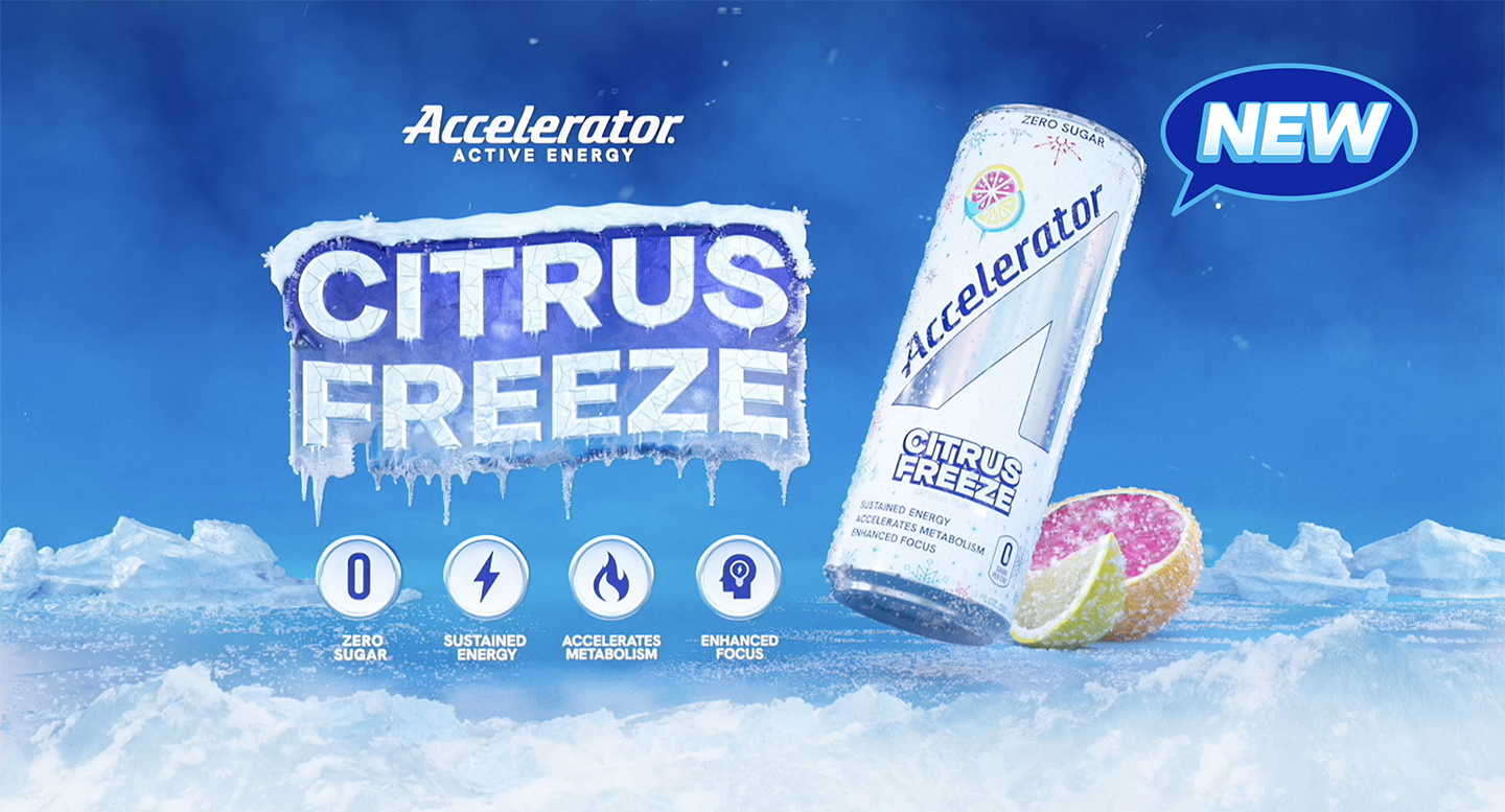 Amazon.com : Accelerator Active Energy Drink, Citrus Freeze 12oz