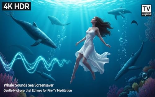Whale Sounds Sea Screensaver – Gentle Hydrophone Echoes for Fire TV Meditation – vue 3