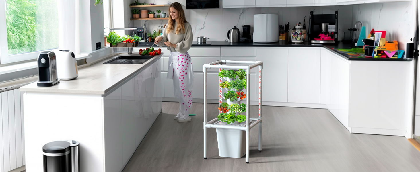 【ht_plants farm】 Amazon.com : SJZX Hydroponics Growing System, Hydroponic Tower