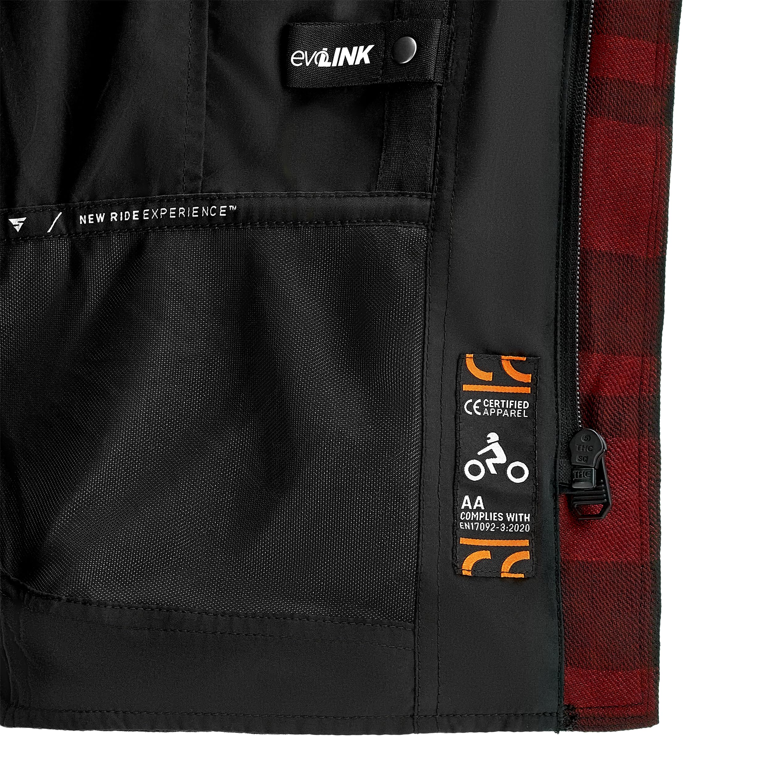 SHIMA RENEGADE 2 Camisa Moto Chaqueta Hombre Algodóncon FiberQL Aramida Protector