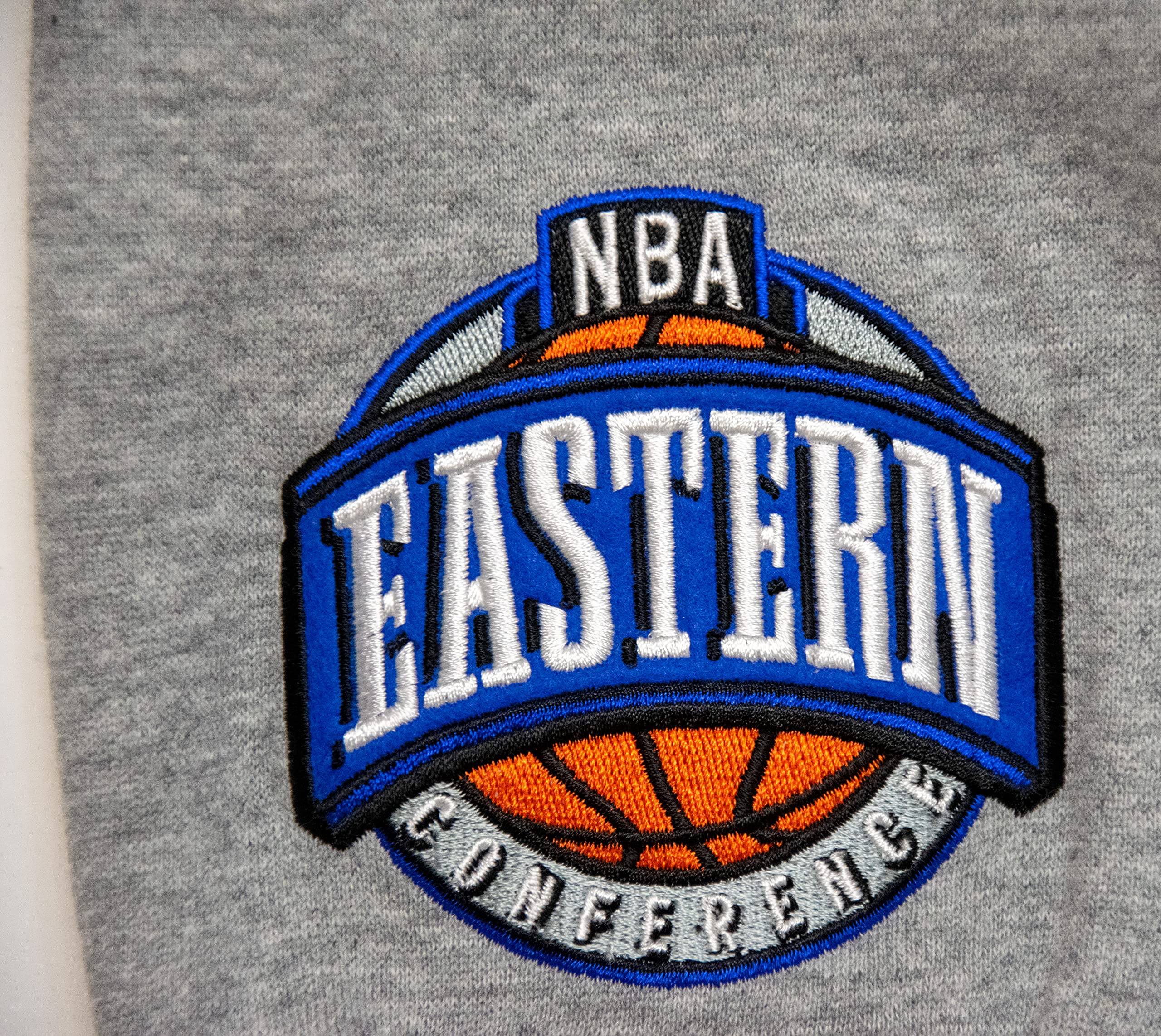 Mitchell & Ness NBA Team Origins - Pantaloni in pile, colore: Grigio mélange