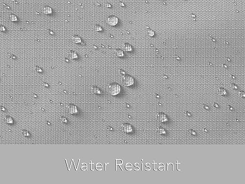 Miniatura 7 de Covermates Juego de funda rectangular para mesa de comedor y silla, de poliéster resistente, resistente a la intemperie, dobladillo con cordón,