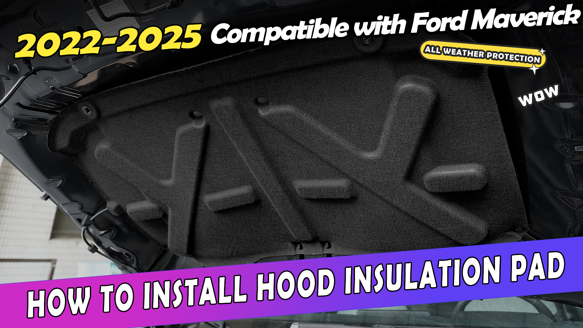Amazon.com: xipoqix Hood Insulation Pad Compatible with 2022-2025 