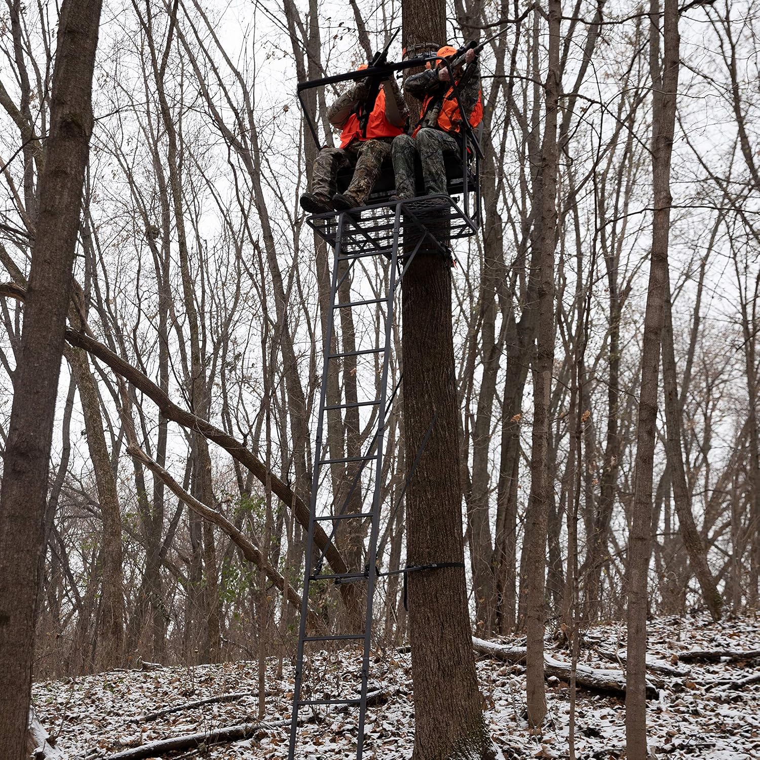 Rivers Edge RE665 TWOPLEX 2Man Tree Stands Tree Stands, Blinds