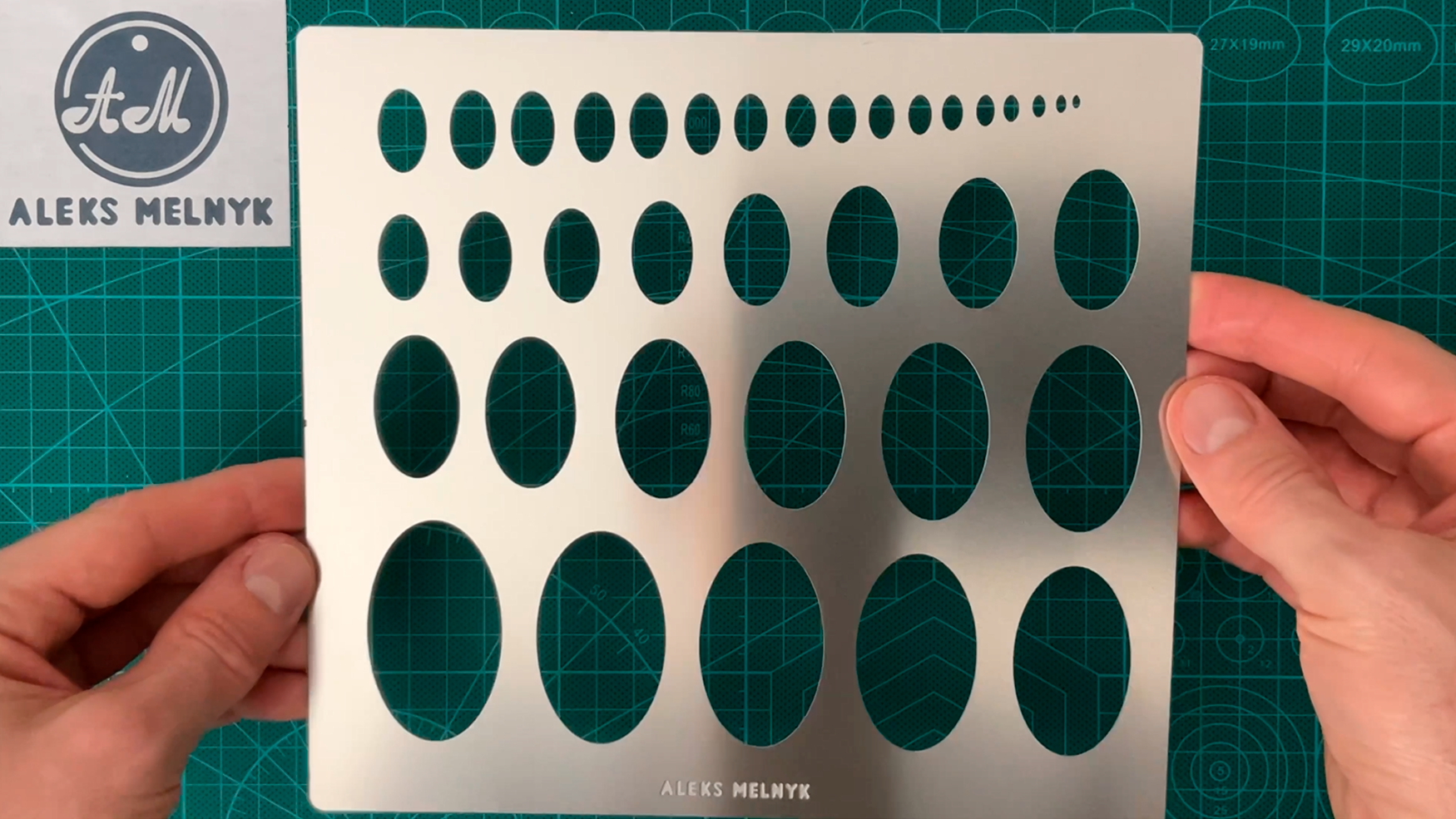 (未使用･未開封品)　Aleks Melnyk 29 メタル ステンシル、ジャーナル、描画テンプレート、スクラップブッ、ステンシル、描画ツール、テンプレート、ステンシル、ルー 6k88evb Amazon.com : Aleks Melnyk No.423 Metal Stencil for Bullet