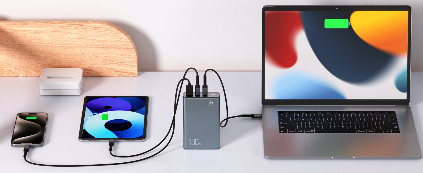 Amazon | モバイルバッテリー PD対応 30000mAh 100W高速充電 3台同時