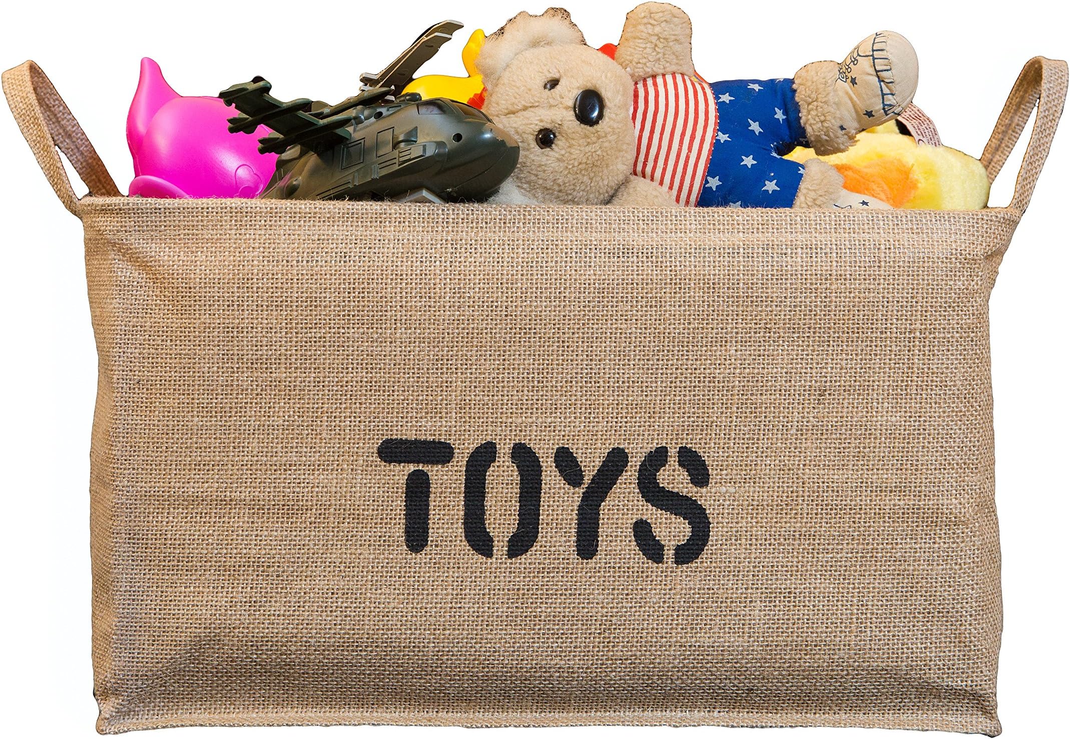 Toy Storage Bin Basket 17" Large for Organizing Kids, Baby Toys, Dog Toys, Nursery Supplies,Laundry Clothes, Books Gift Basket
