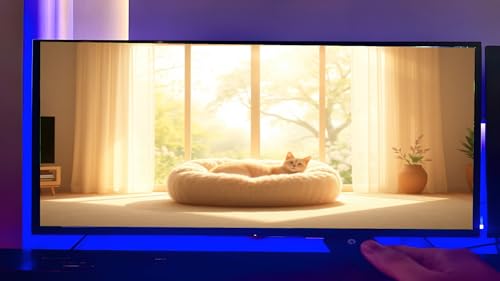 Playful Paws Paradise - Adorable Cat Antics & Purring Sounds for a Relaxing TV Screensaver