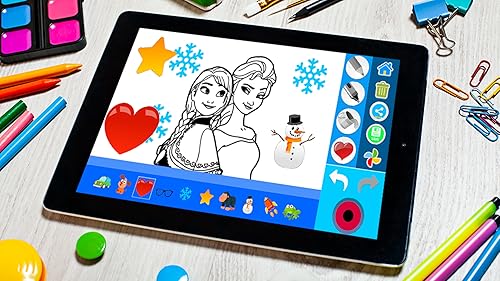 ICE Princess Coloring.