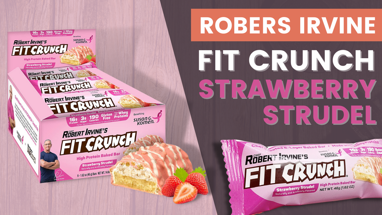 Watch Fit Crunch Snack Size Protein Bars - Strawberry Strudel on Amazon ...