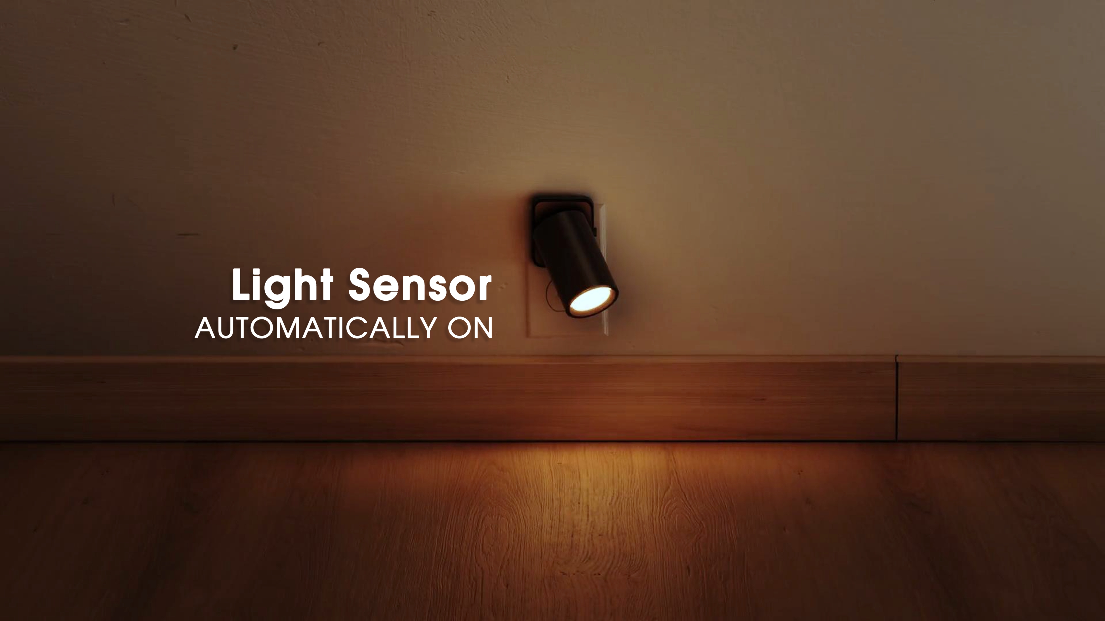 Image of L LOHAS LED Night Lights Plug into Wall, [2-Pack] Rotatable Night Light with Dusk to Dawn Sensor, 0-100 LM Brightness Adjustable,Soft White 3000K Spot Light Nightlight for Bathroom Hallway Stairs