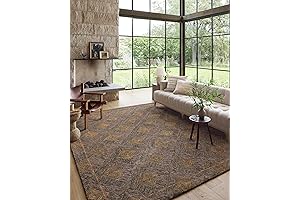 SAFAVIEH Wool Rugs: Varena Collection VAR-04 Plum/Gold Area Rug