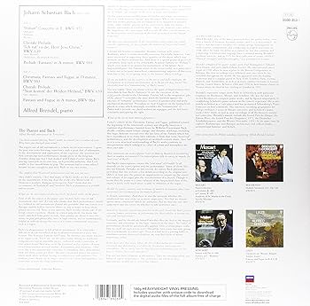Alfred Brendel - Bach, J.S.: Italian Concerto; Chromatic