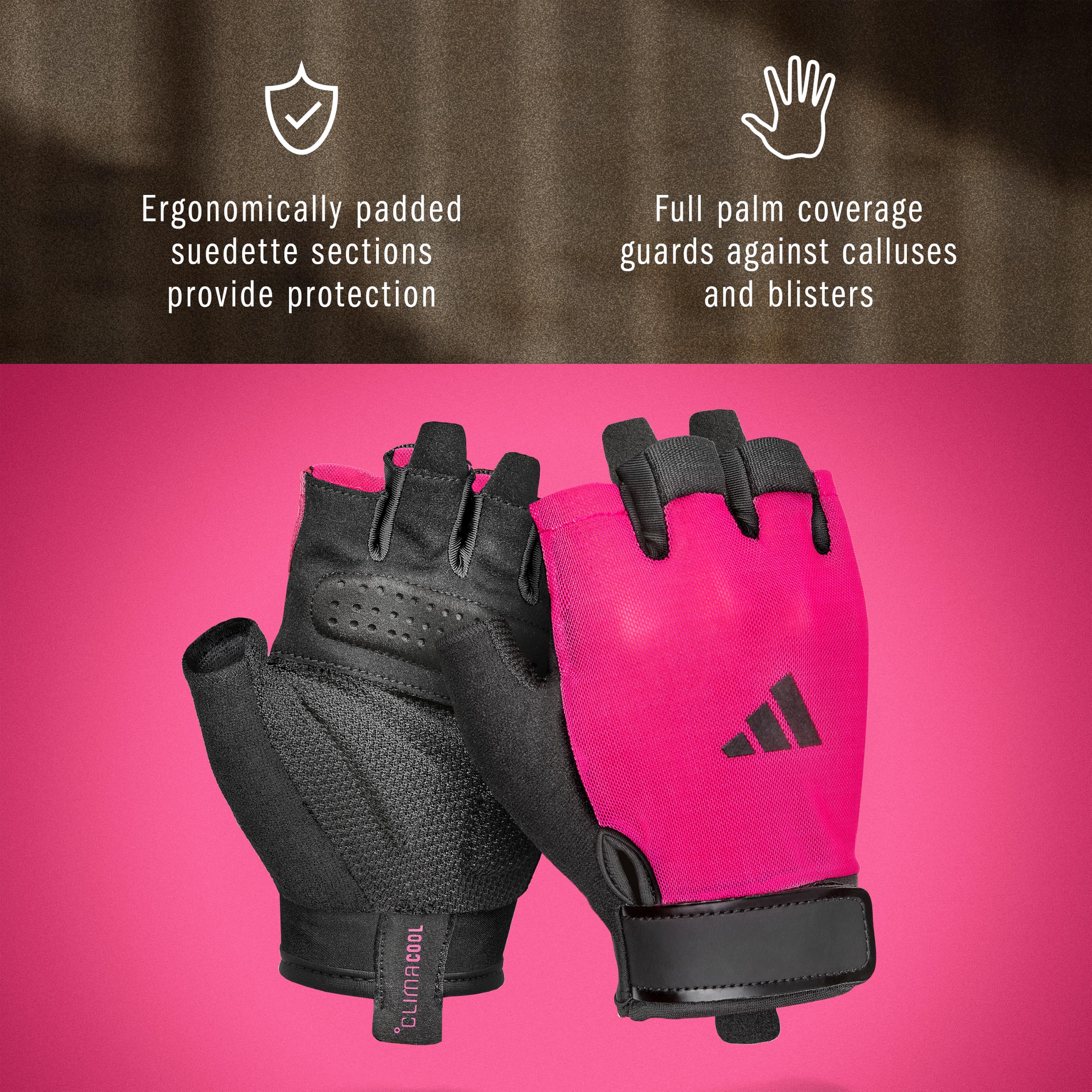adidas Essential Training Gloves - Pink Mesh - XL – Ansicht 3