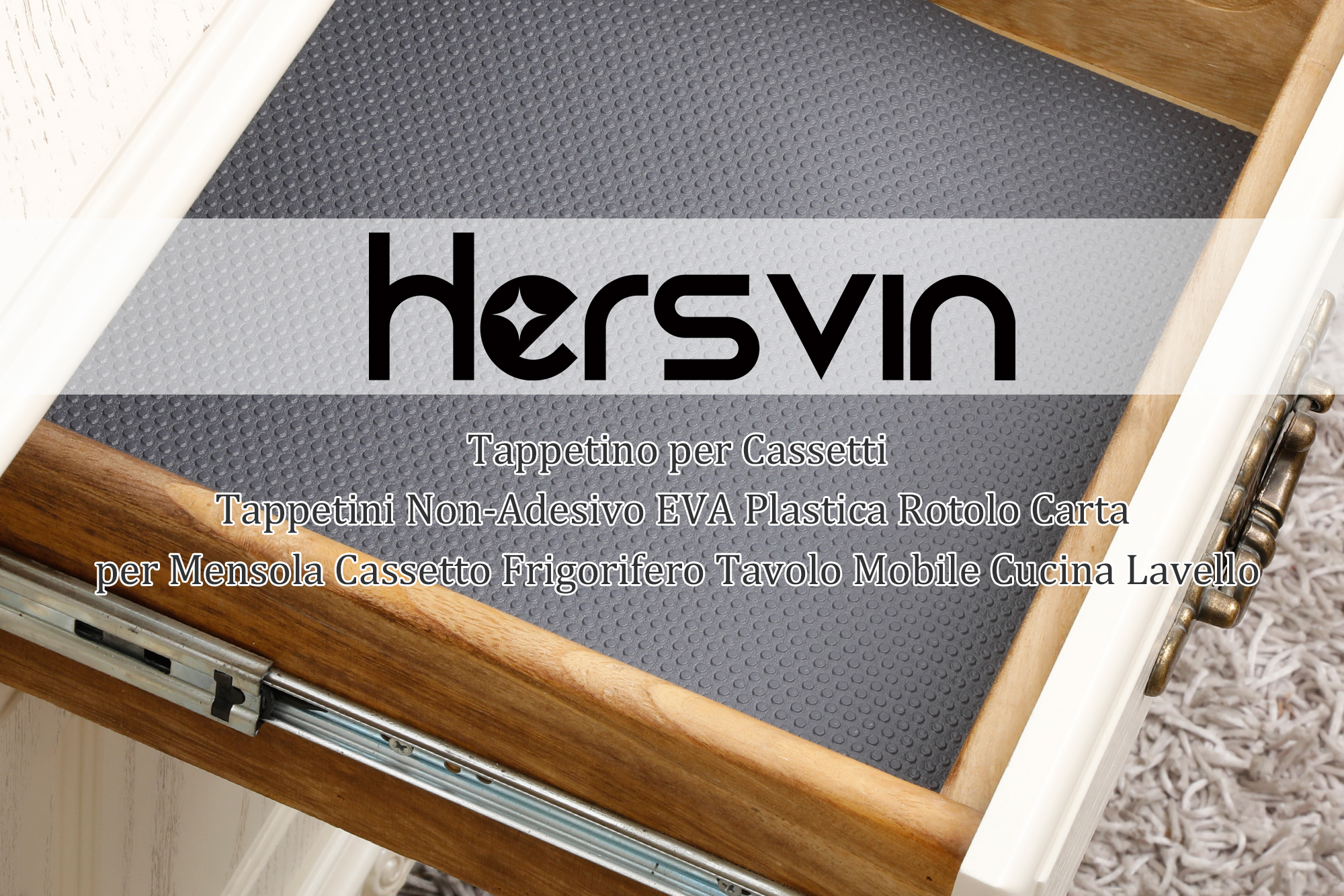Rotolo Tappetino Antiscivolo Per Cassetti 30x300cm - EVA Alimentare - Foto 11