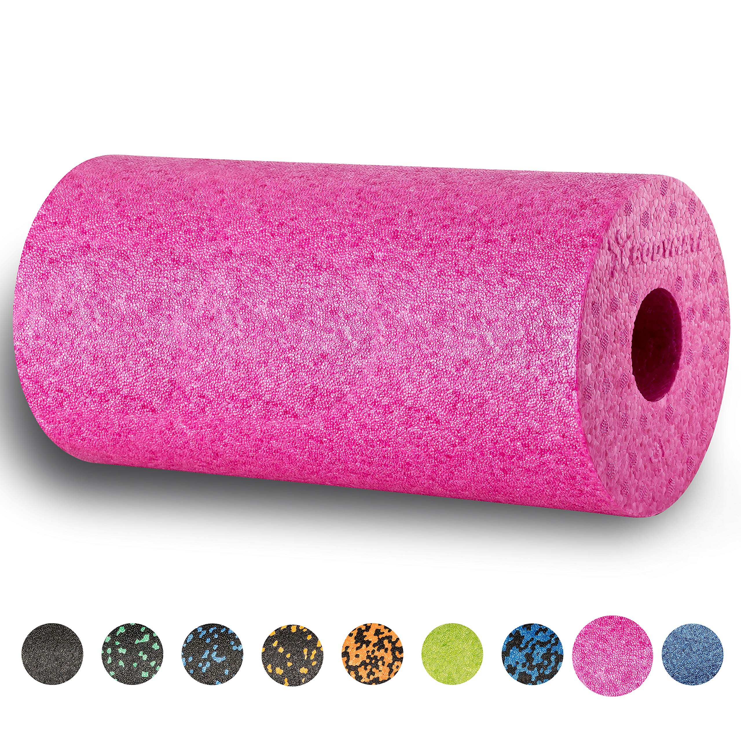 BODYMATE30cm long STANDARD medium-hard smooth foam roller with free E-BOOK