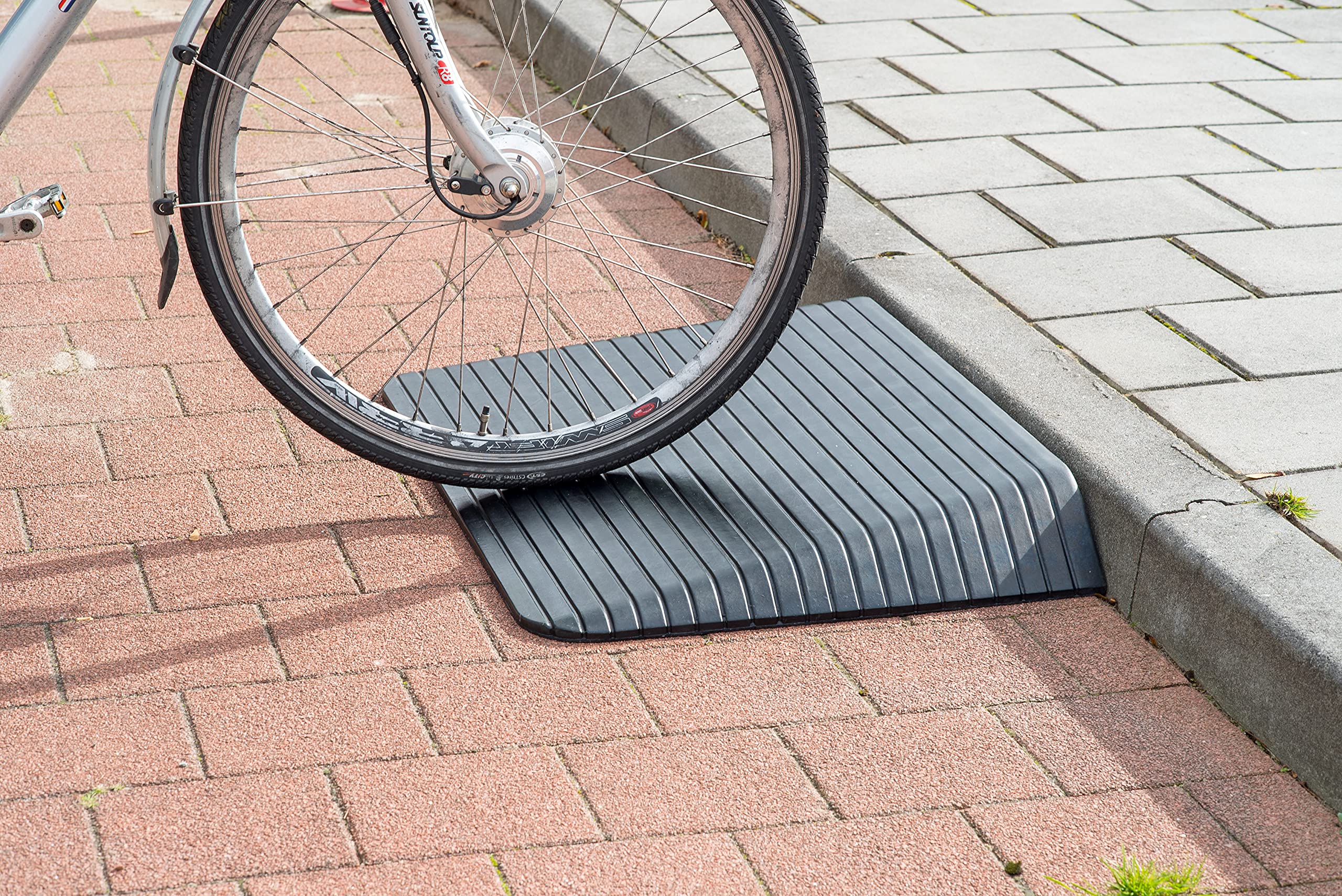 Bepco Rampa para sillas de ruedas de goma 9,0 x 90 x 53 cm