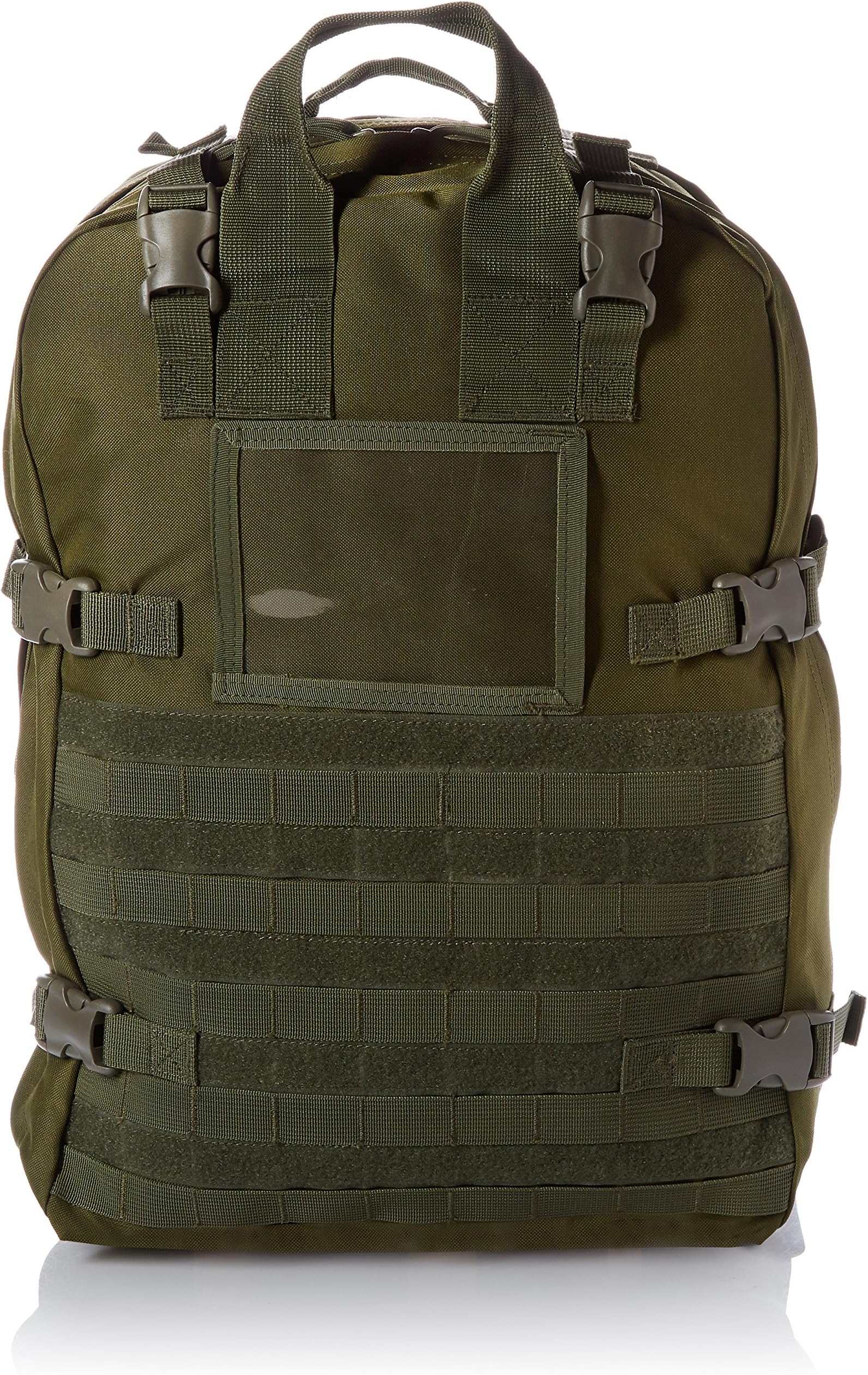 Fully Stocked First Aid Backpack, OD Green