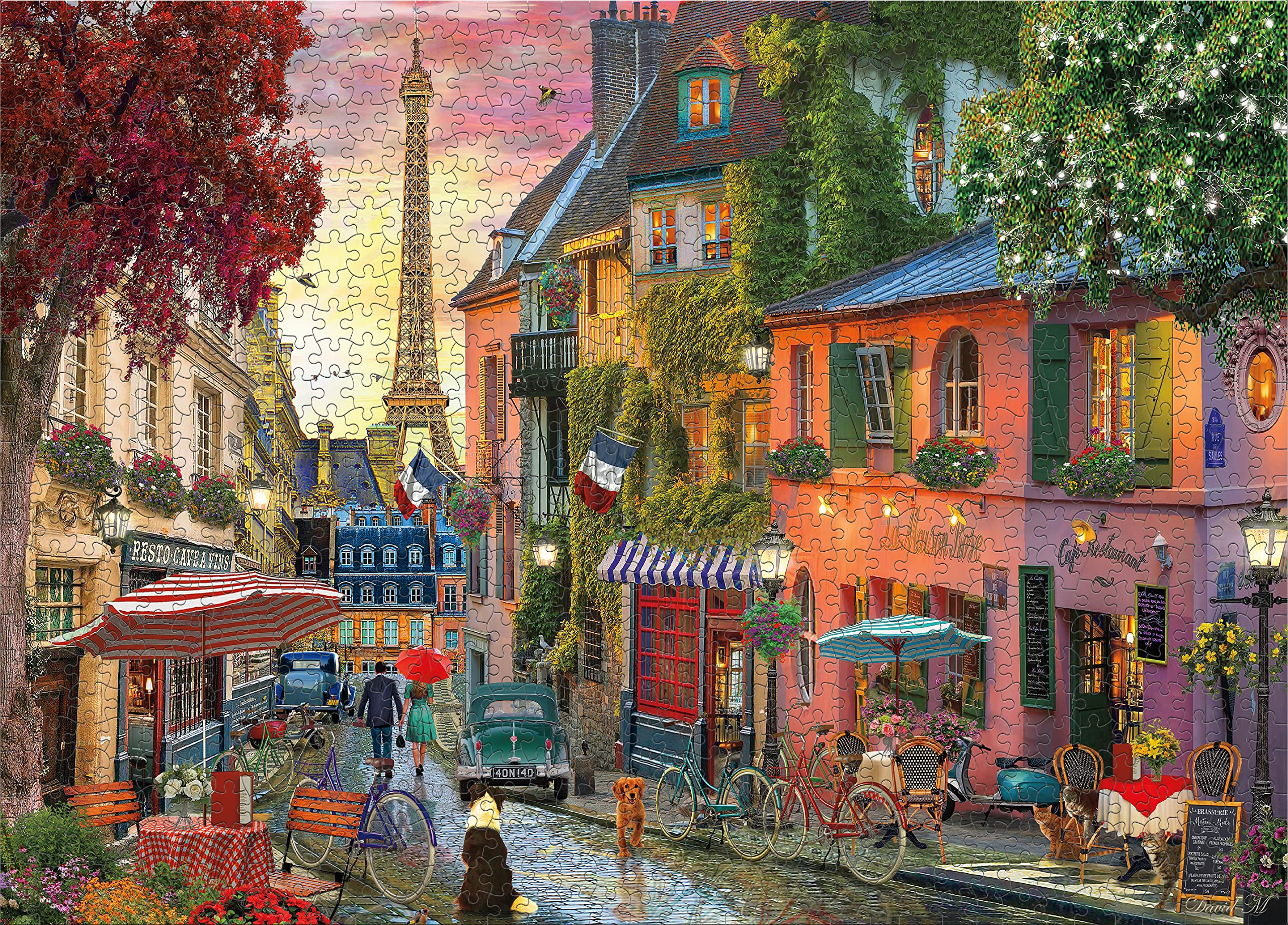 Ceaco - David Maclean - Paris After The Rain - 1000 Piece Jigsaw Puzzle