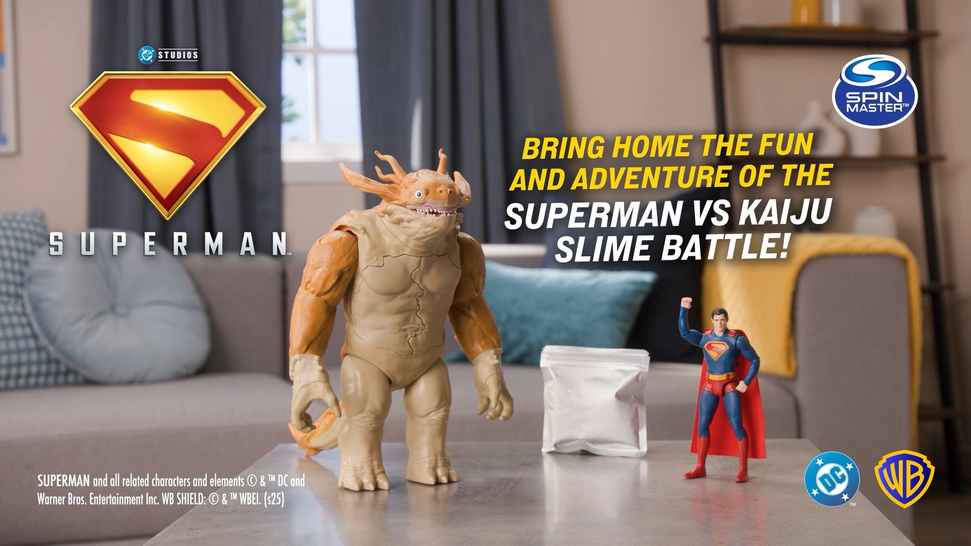 Amazon.com: DC Comics, Superman, Superman Vs. Kaiju Slime Battle