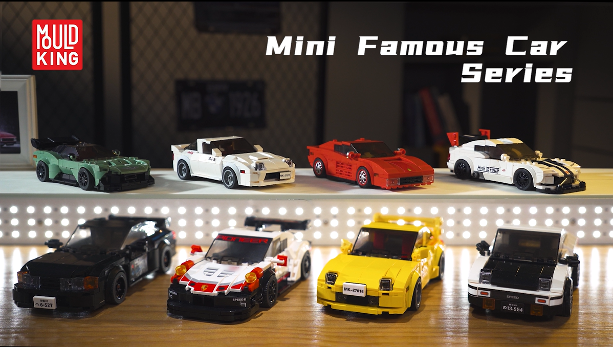 Mould King AE86 Initial D 399 Piezas | Coche De Bloques Con Vitrina Acrílica