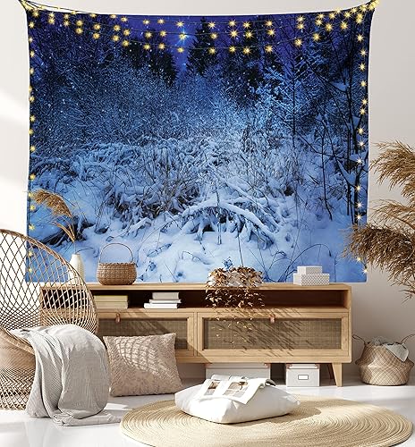 Miniatura 63 de Lunarable Tapiz amarillo y gris, tamaño individual, margaritas retro envejecidas, espirales de dibujo de líneas de margaritas bocetadas, plantas de